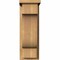Ekena Millwork Newport Smooth Corbel w/Backplate, Western Red Cedar, 7 1/2"W x 10"D x 22"H COR08X10X22NEW01SWR - alternate 4